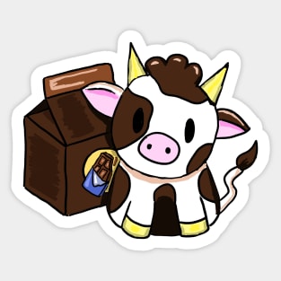 Chocolate Milk Cow Pal Sticker